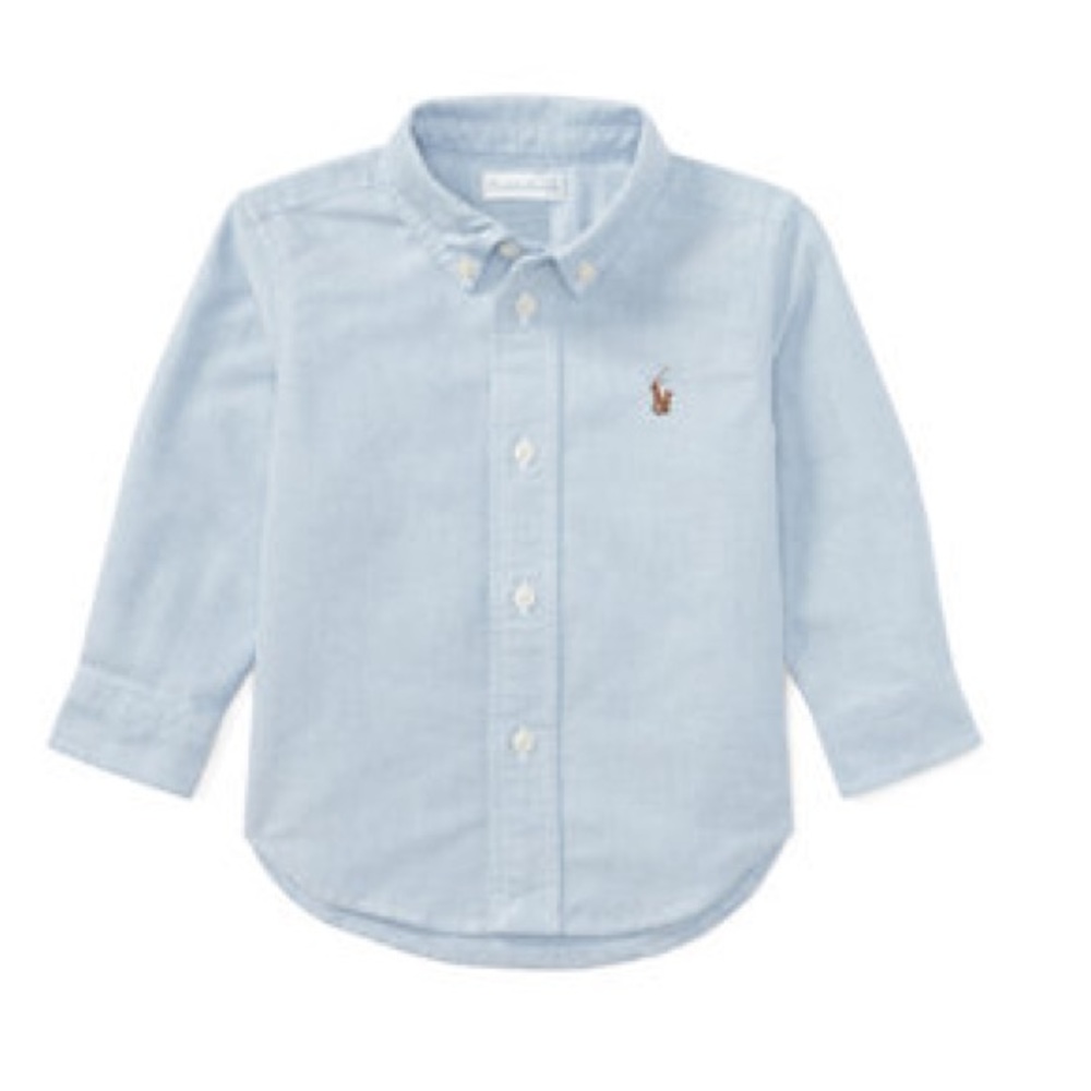 Ralph Lauren Baby Boys Cotton Oxford Shirt -18 months